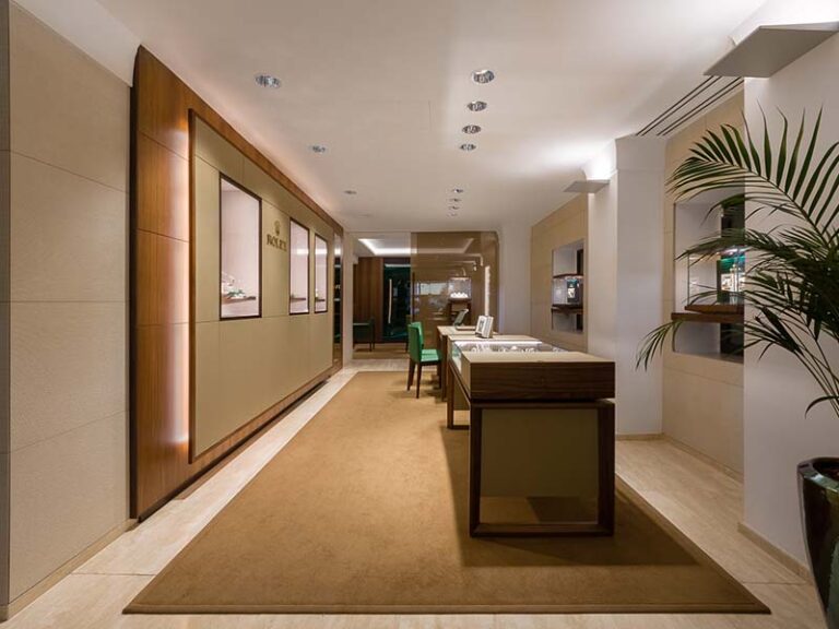 High-end retail interior